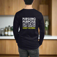 Pursuing Purpose Custom Print Unisex Long Sleeve Tee - Wear Your Heart