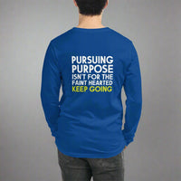 Pursuing Purpose Custom Print Unisex Long Sleeve Tee - Wear Your Heart