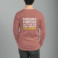 Pursuing Purpose Custom Print Unisex Long Sleeve Tee - Wear Your Heart