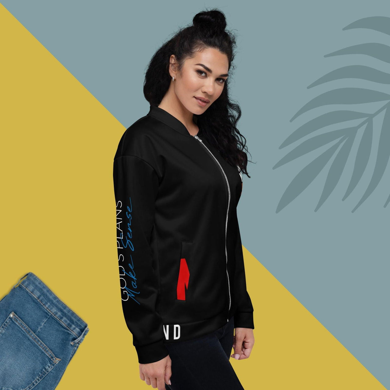 All - Over Custom Print Christian Bomber Jacket | Stylish Custom Apparel - Wear Your Heart