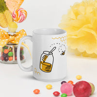 Bee My Honey Glossy Mug – Perfect for Couples and Sweet Moments - Wear Your Heart