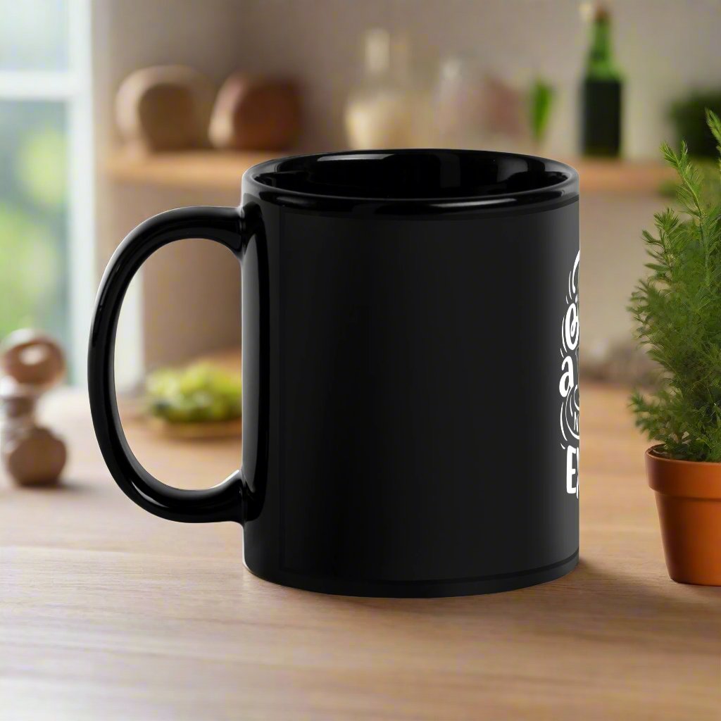 Find A Way Black Glossy Mug – Daily Inspiration