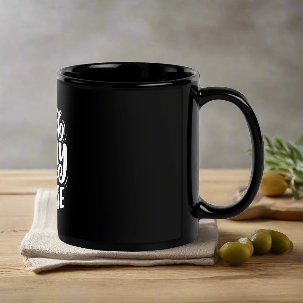 Find A Way Black Glossy Mug – Daily Inspiration