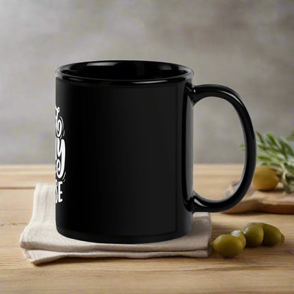 Find A Way Black Glossy Mug – Daily Inspiration