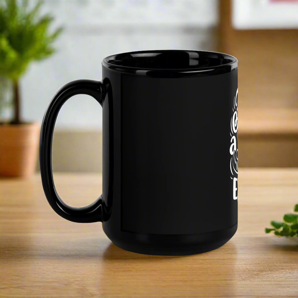 Find A Way Black Glossy Mug – Daily Inspiration