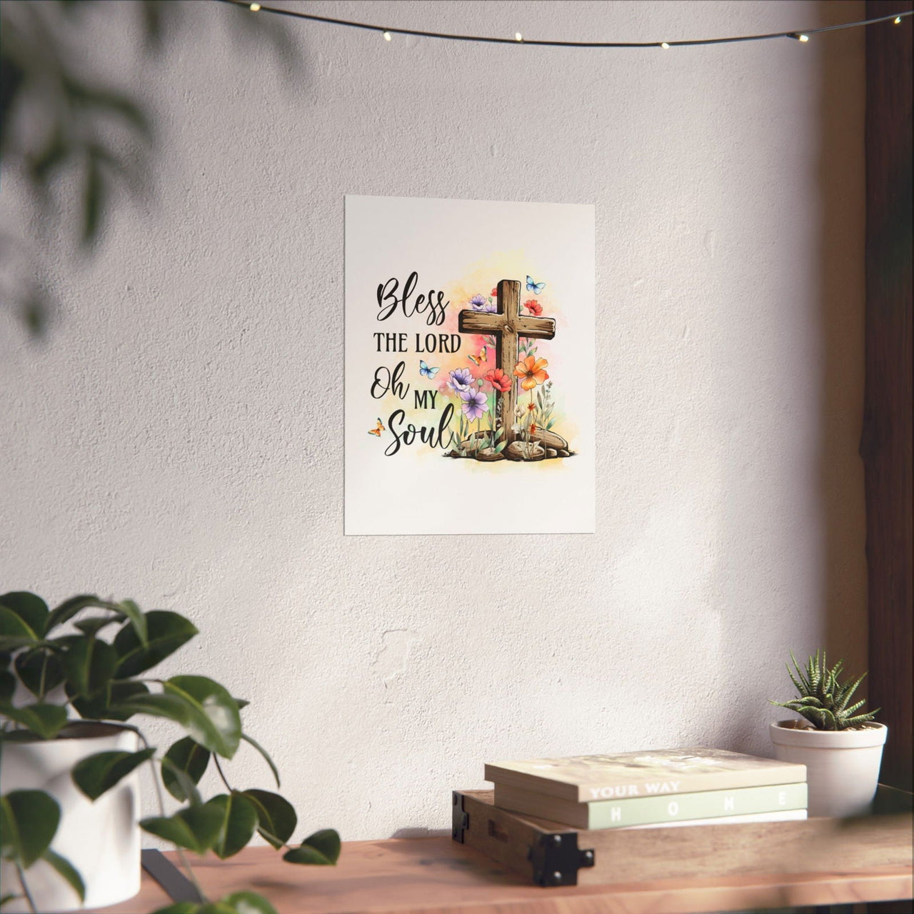 Bless The Lord Matte Vertical Posters | Christian Wall Art - Wear Your Heart