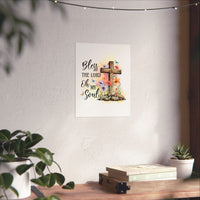 Bless The Lord Matte Vertical Posters | Christian Wall Art - Wear Your Heart