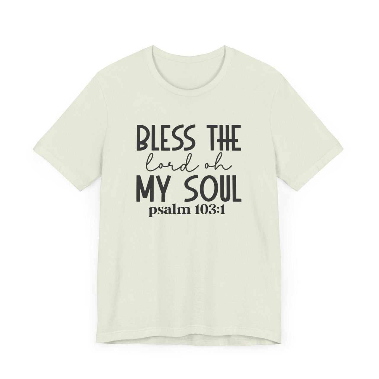Bless The Lord Unisex Jersey Short Sleeve Tee | Christian Apparel - Wear Your Heart