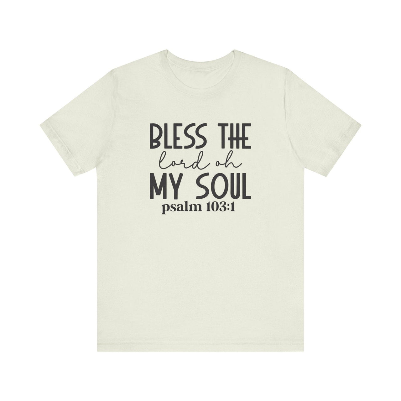 Bless The Lord Unisex Jersey Short Sleeve Tee | Christian Apparel - Wear Your Heart