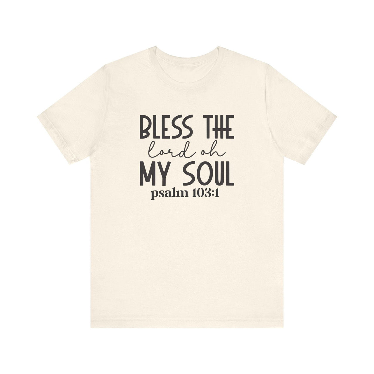 Bless The Lord Unisex Jersey Short Sleeve Tee | Christian Apparel - Wear Your Heart