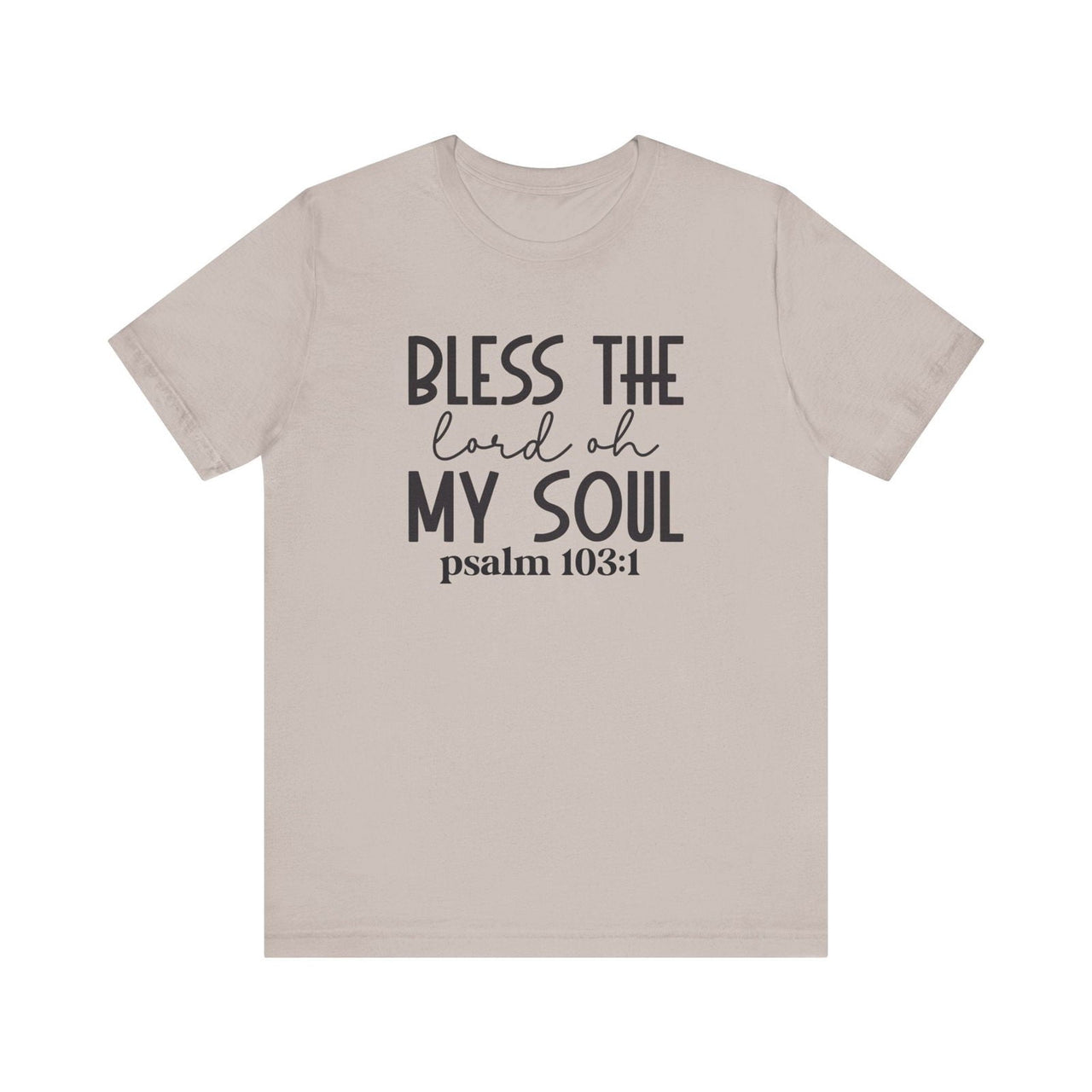 Bless The Lord Unisex Jersey Short Sleeve Tee | Christian Apparel - Wear Your Heart