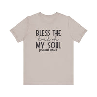 Bless The Lord Unisex Jersey Short Sleeve Tee | Christian Apparel - Wear Your Heart
