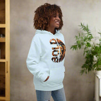 Bold Unisex Hoodie – Christian Lion Design & Scripture - Inspired Sleeve - Wear Your Heart