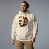 Bold Unisex Hoodie – Christian Lion Design & Scripture - Inspired Sleeve - Wear Your Heart