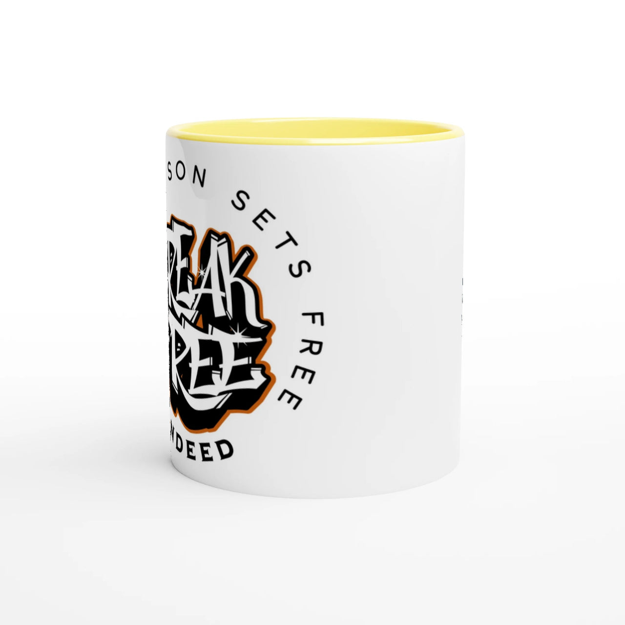 Break Free 11oz Ceramic Mug | Whom the Son Sets Free | Christian Gift | Wear Your Heart - Wear Your Heart