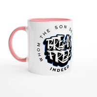 Break Free 11oz Ceramic Mug | Whom the Son Sets Free | Christian Gift | Wear Your Heart - Wear Your Heart
