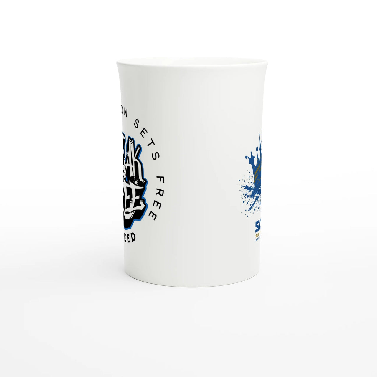 Break Free & Son of the King Double - Sided Porcelain Mug 10oz | Christian Gift | WYH - Wear Your Heart