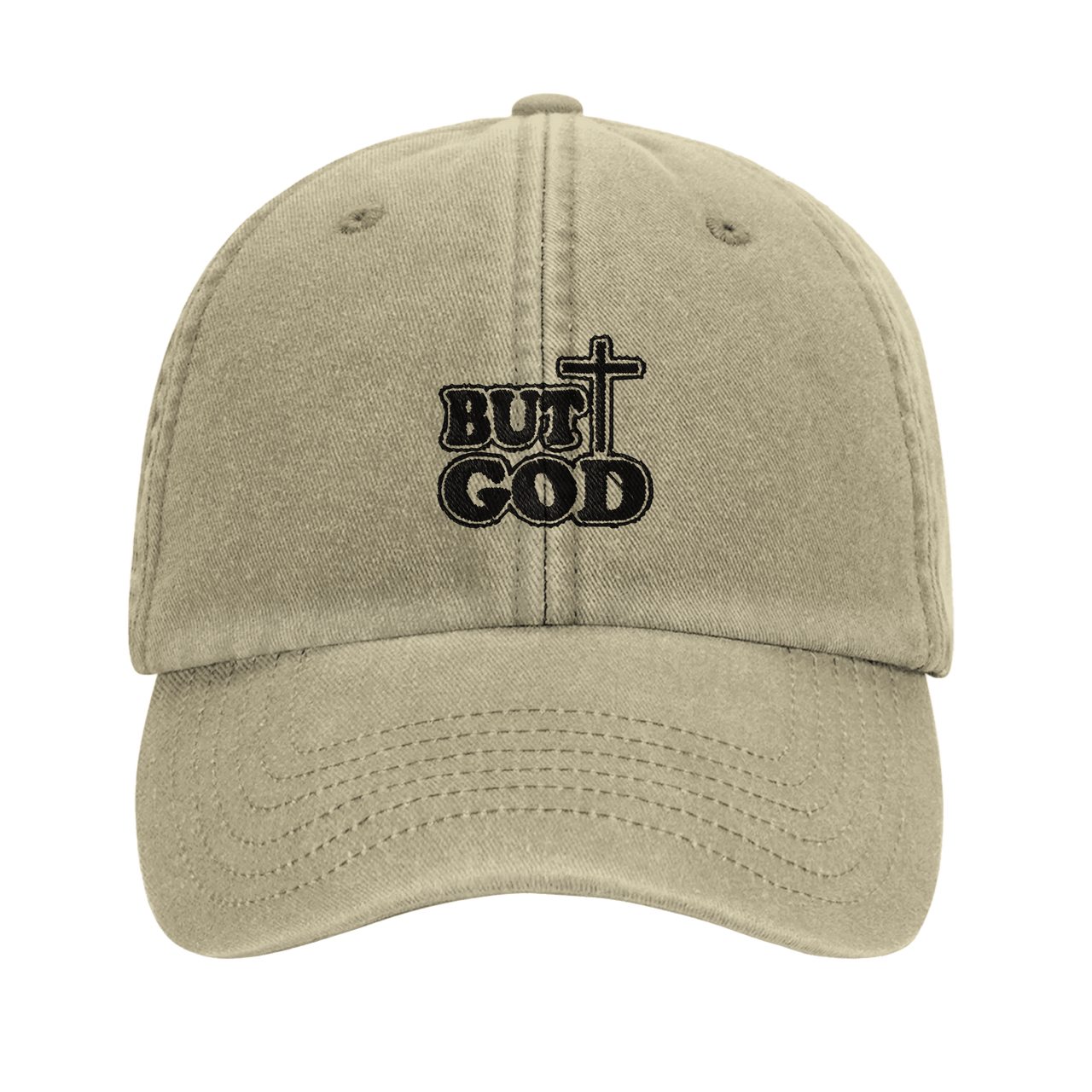 But God Embroidered Cap | Christian Faith Hat | Wear Your Heart - Wear Your Heart