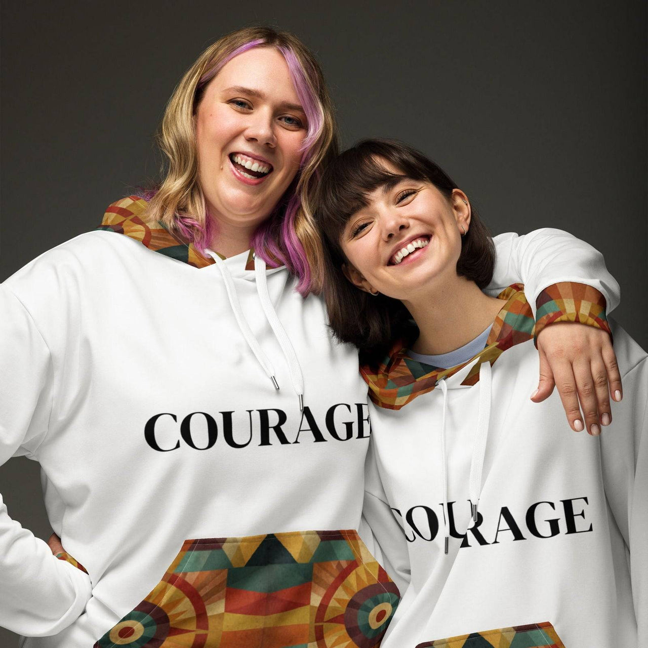 Courage Unisex Hoodie – Stylish, Comfortable Christian Apparel - Wear Your Heart