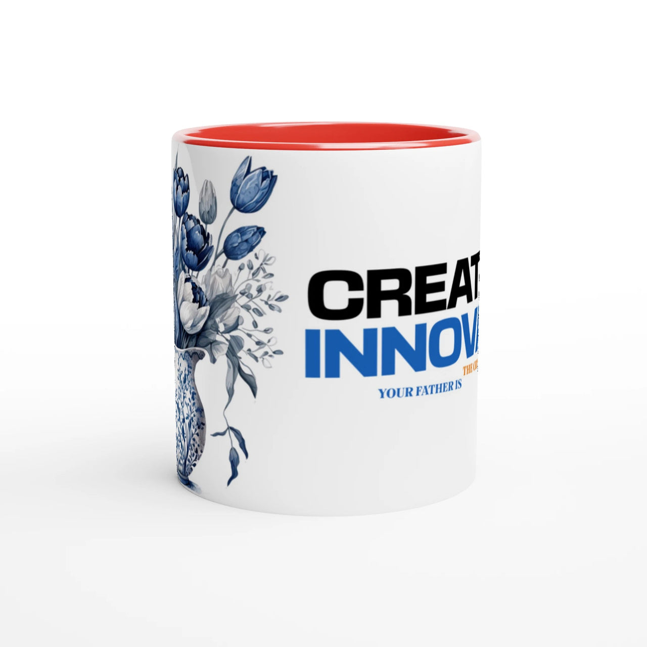 Create & Innovate Ceramic Mug | Genesis 1:1 Christian Gift | Wear Your Heart - Wear Your Heart