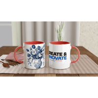 Create & Innovate Ceramic Mug | Genesis 1:1 Christian Gift | Wear Your Heart - Wear Your Heart