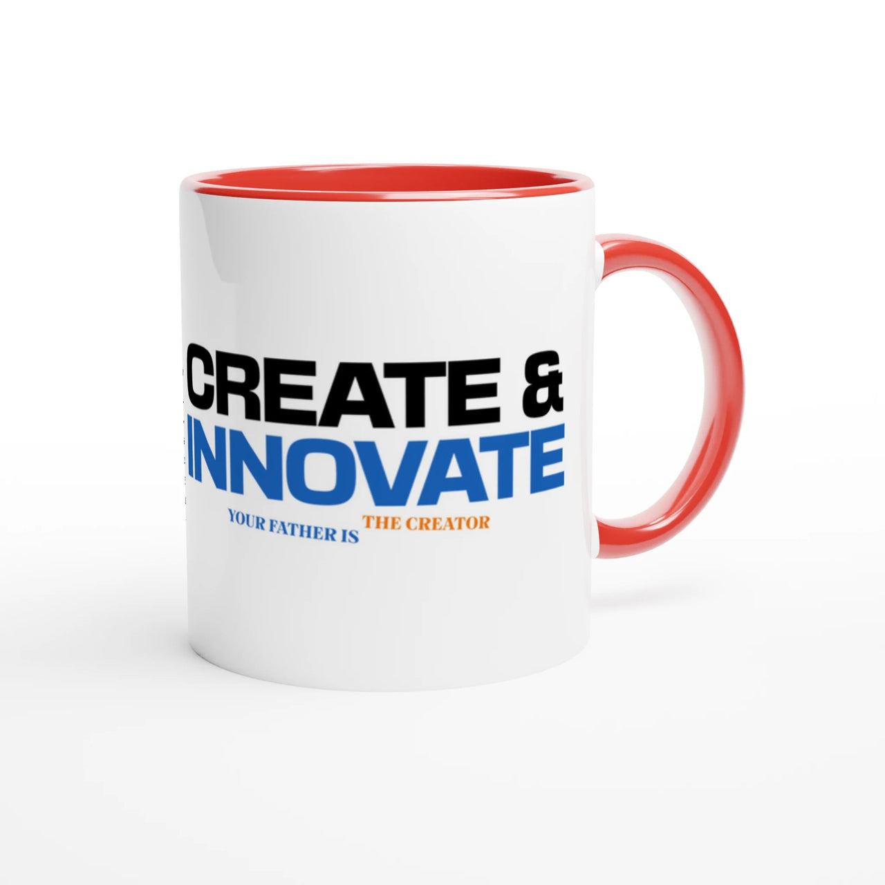 Create & Innovate Ceramic Mug | Genesis 1:1 Christian Gift | Wear Your Heart - Wear Your Heart