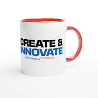 Create & Innovate Ceramic Mug | Genesis 1:1 Christian Gift | Wear Your Heart - Wear Your Heart