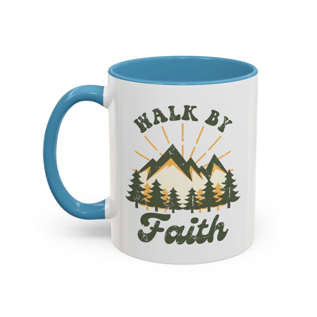 Custom Print “Walk By Faith” Mug - Wear Your Heart