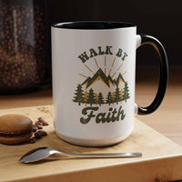 Custom Print “Walk By Faith” Mug - Wear Your Heart
