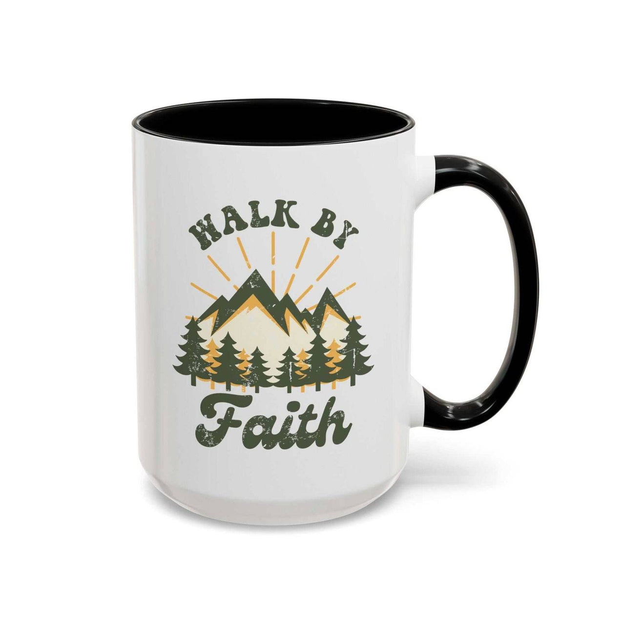 Custom Print “Walk By Faith” Mug - Wear Your Heart