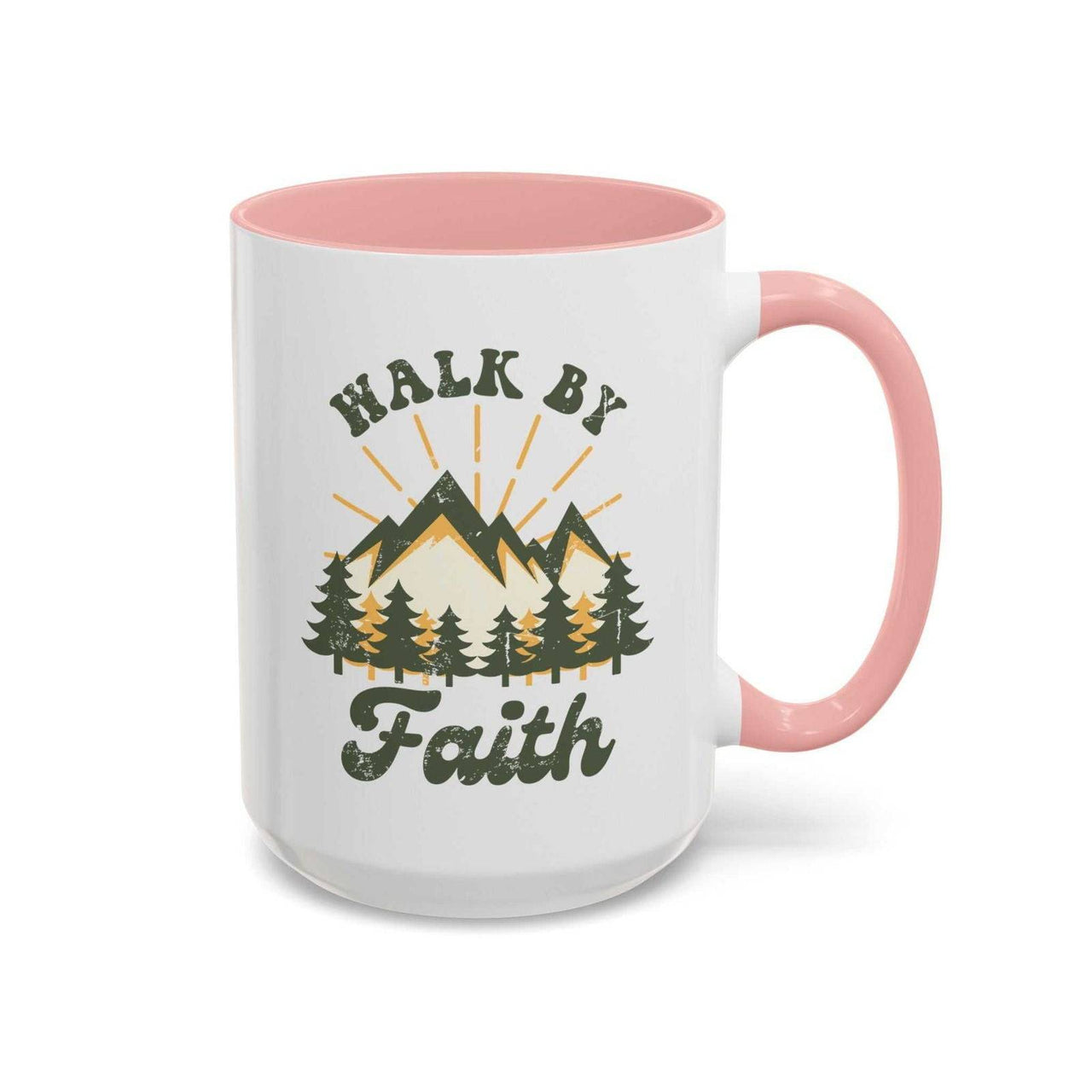 Custom Print “Walk By Faith” Mug - Wear Your Heart