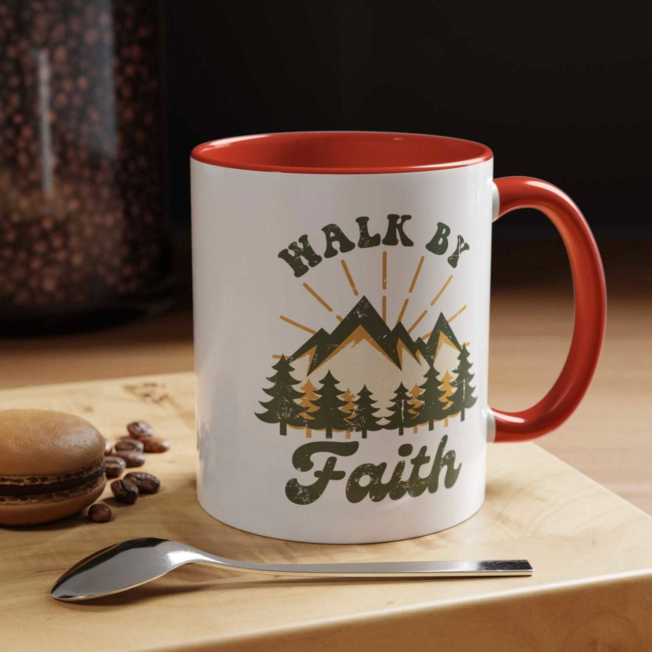 Custom Print “Walk By Faith” Mug - Wear Your Heart