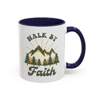 Custom Print “Walk By Faith” Mug - Wear Your Heart
