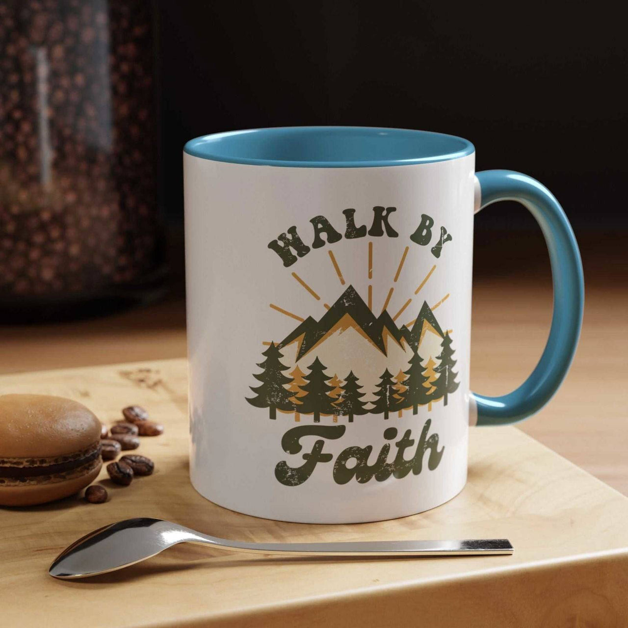 Custom Print “Walk By Faith” Mug - Wear Your Heart