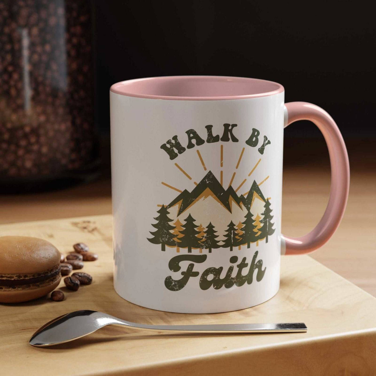 Custom Print “Walk By Faith” Mug - Wear Your Heart