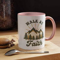 Custom Print “Walk By Faith” Mug - Wear Your Heart