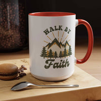 Custom Print “Walk By Faith” Mug - Wear Your Heart