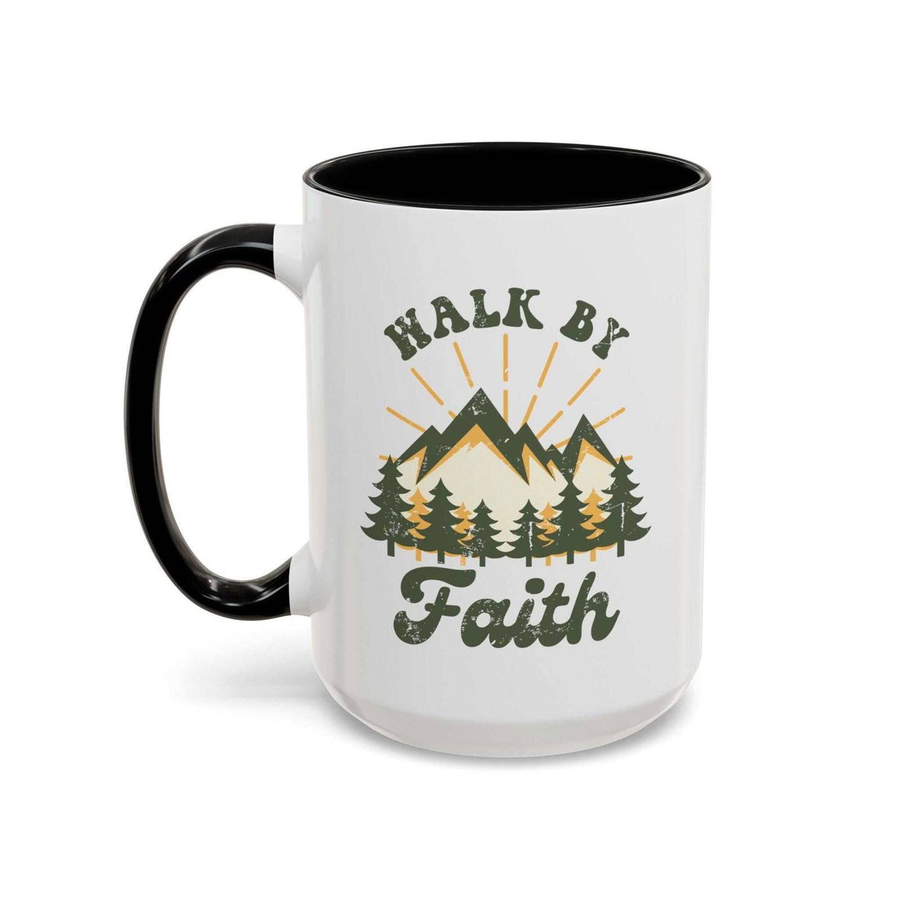 Custom Print “Walk By Faith” Mug - Wear Your Heart