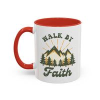 Custom Print “Walk By Faith” Mug - Wear Your Heart