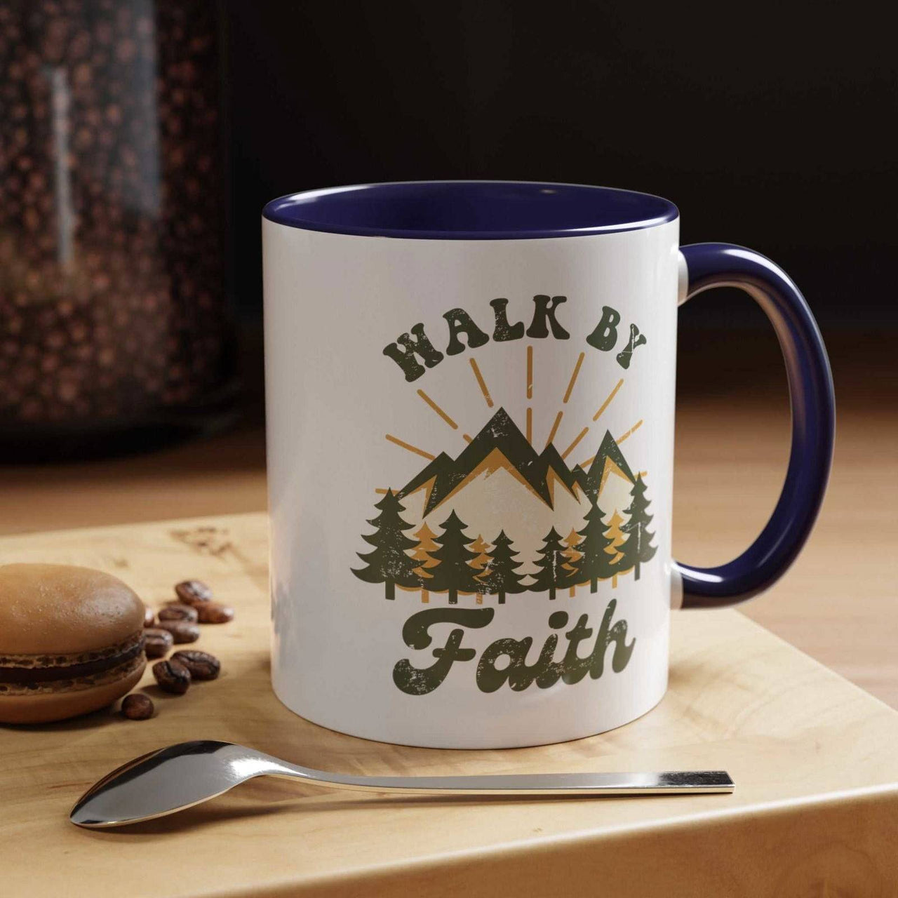 Custom Print “Walk By Faith” Mug - Wear Your Heart