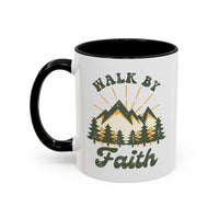 Custom Print “Walk By Faith” Mug - Wear Your Heart