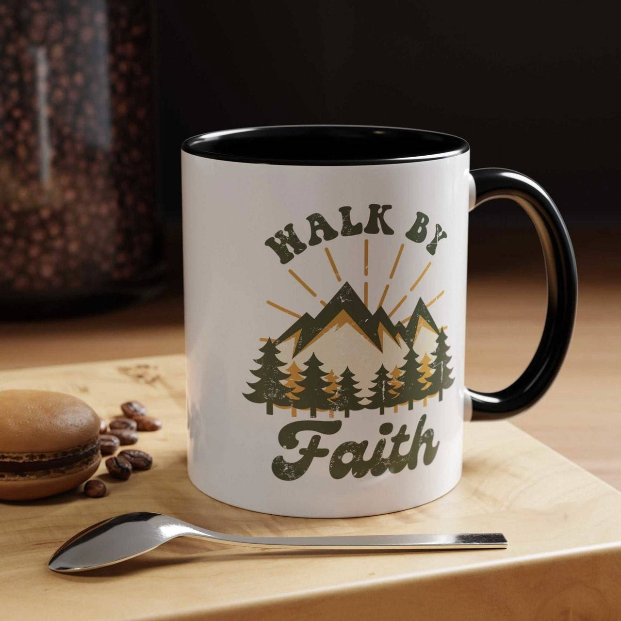 Custom Print “Walk By Faith” Mug - Wear Your Heart