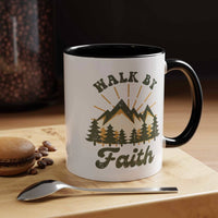 Custom Print “Walk By Faith” Mug - Wear Your Heart