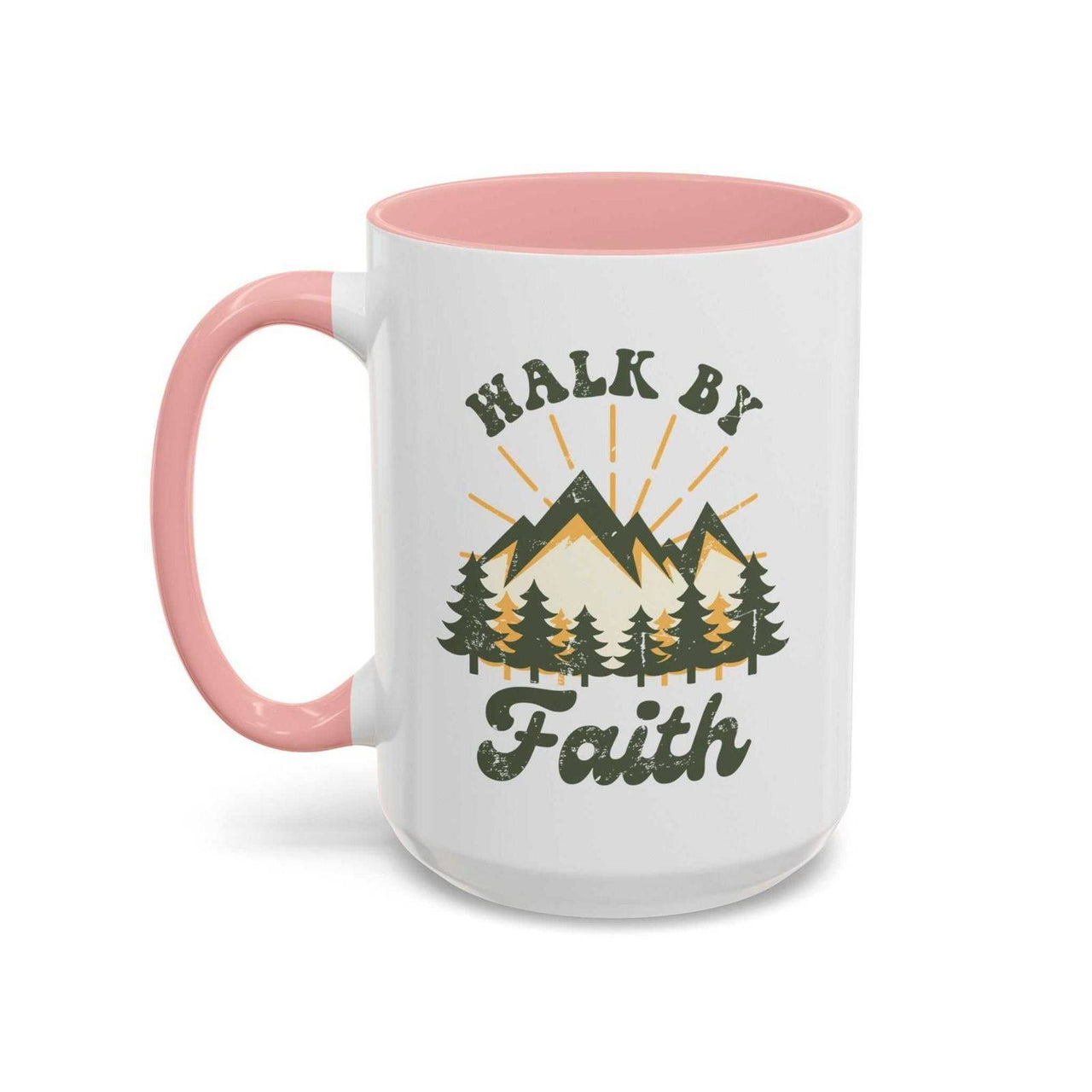 Custom Print “Walk By Faith” Mug - Wear Your Heart
