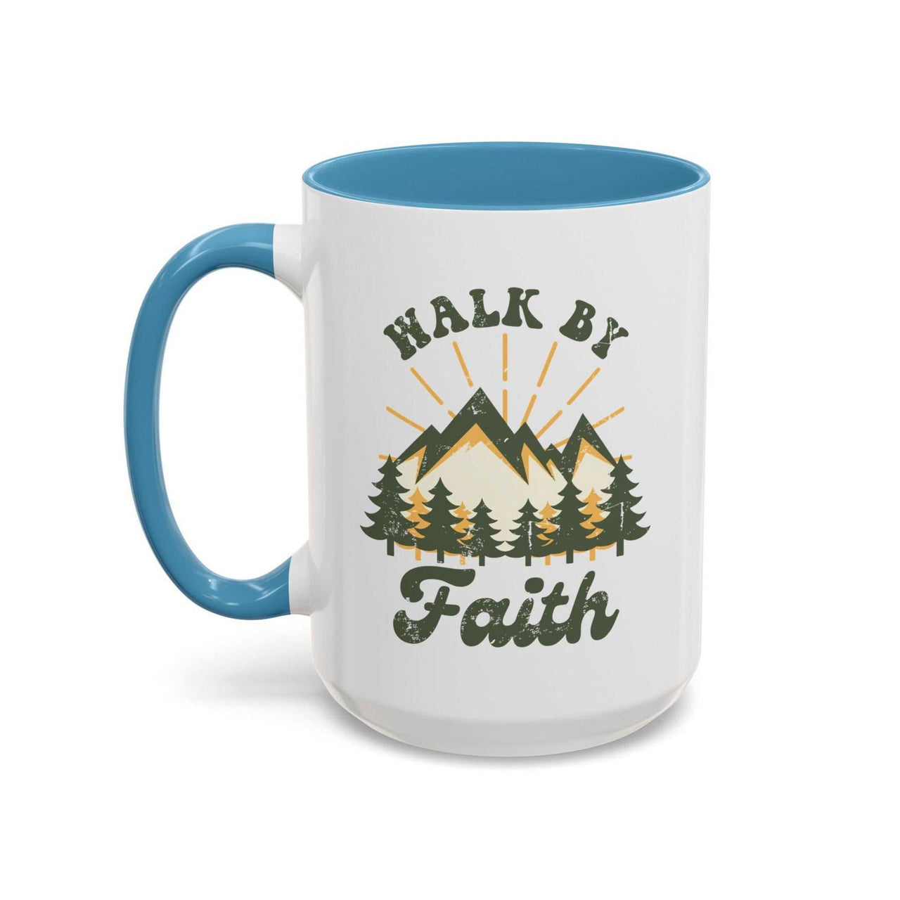 Custom Print “Walk By Faith” Mug - Wear Your Heart