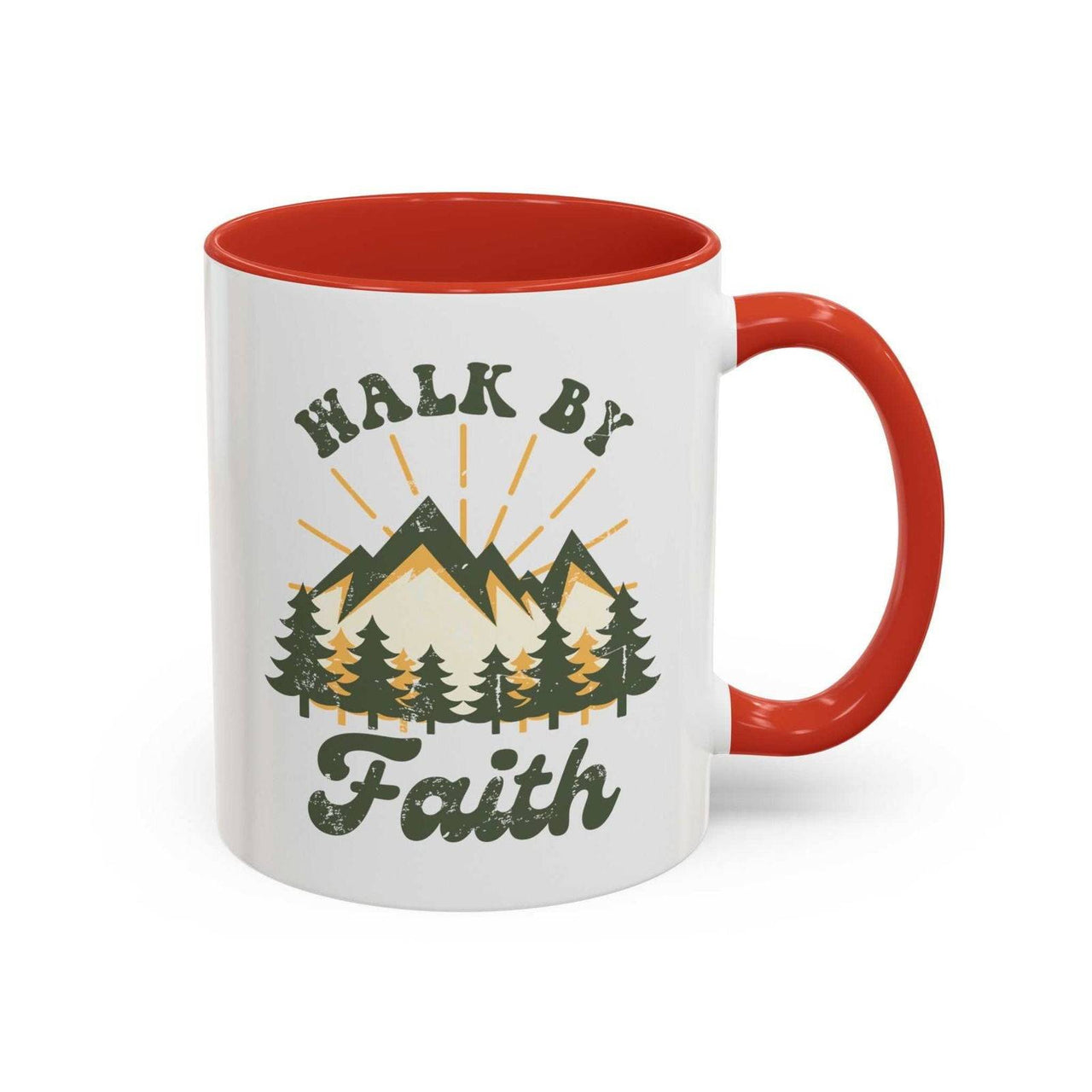 Custom Print “Walk By Faith” Mug - Wear Your Heart