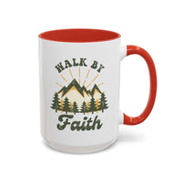 Custom Print “Walk By Faith” Mug - Wear Your Heart
