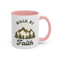 Custom Print “Walk By Faith” Mug - Wear Your Heart