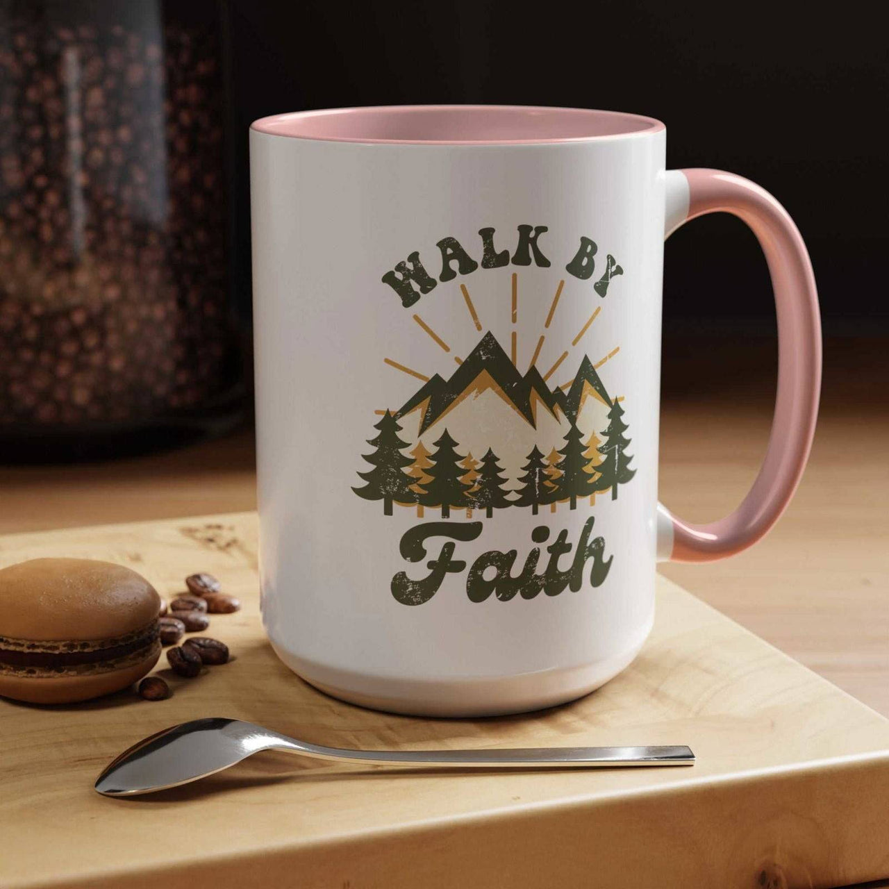 Custom Print “Walk By Faith” Mug - Wear Your Heart