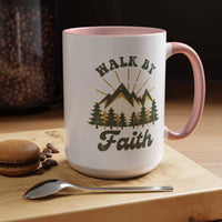 Custom Print “Walk By Faith” Mug - Wear Your Heart